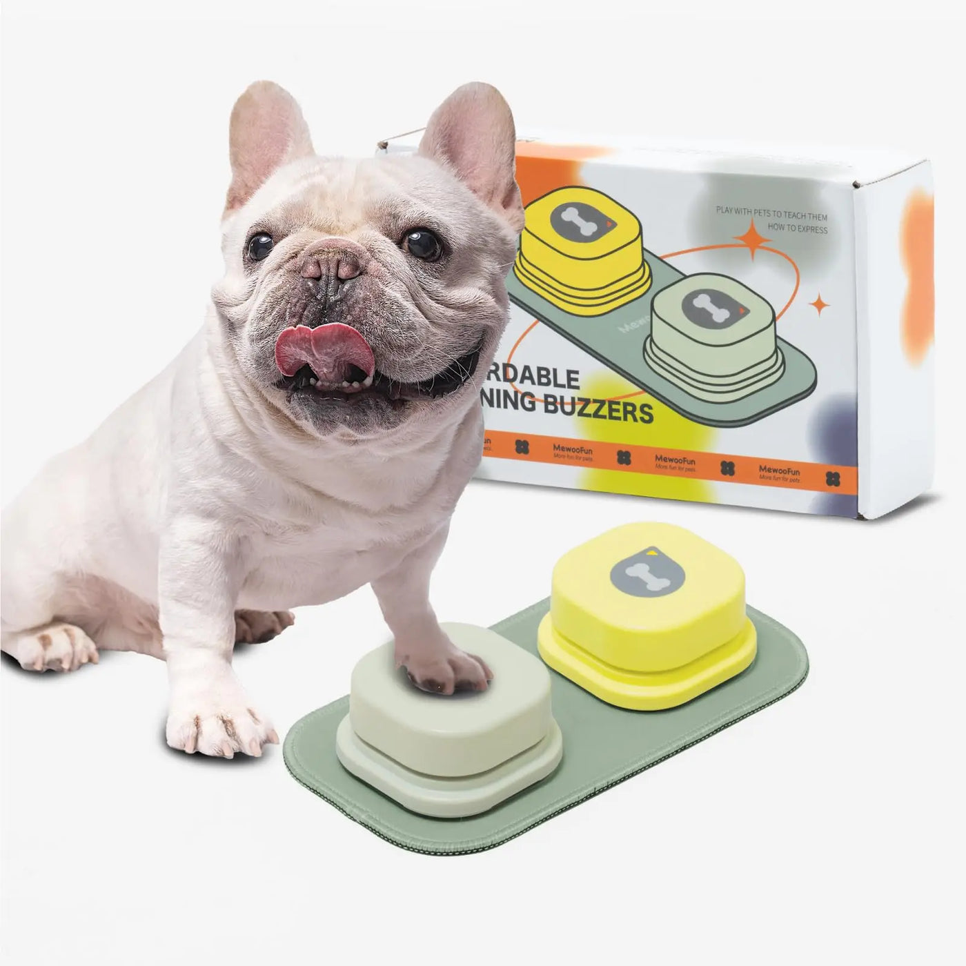 MEWOOFUN Dog Button Record Talking Pet