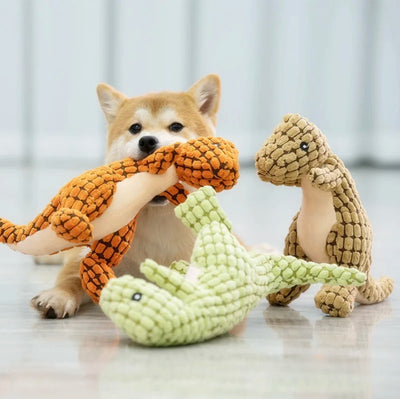 Cats and Dogs Pet Plush Dinosaur Toys Interactive