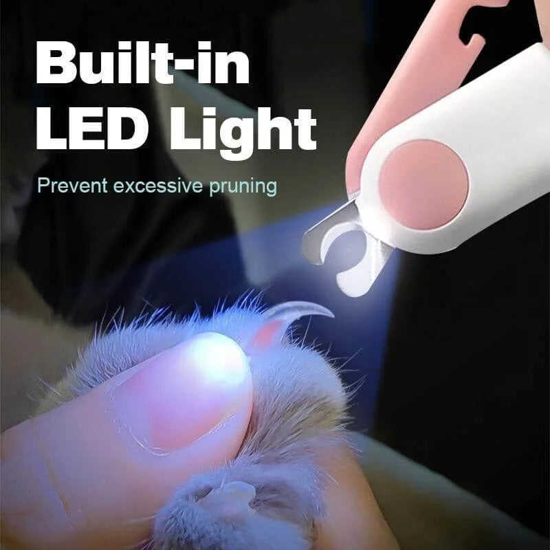 LED Pet Nail Clippers Professional Pet Claw