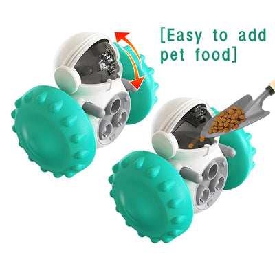 Dog Puzzle Toys Pet Food Interactive Tumbler Slow